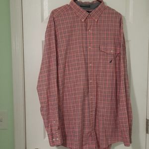 🙂NAUTICA Long Sleeve Button Down Dress Shirt